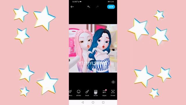 How to make aesthetic photo in Zepeto using SNOW app//Android смотреть онлайн