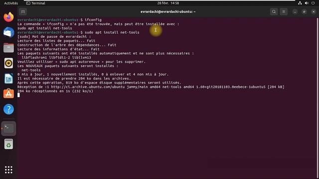 La commande "ifconfig" n'est pas reconnue смотреть онлайн