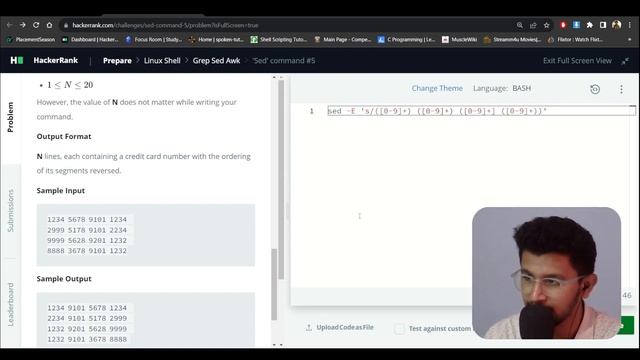 'Sed' command #5 | Hacker Rank Bash Problem solving #linux #opensource #bash #bashscripting смотреть онлайн