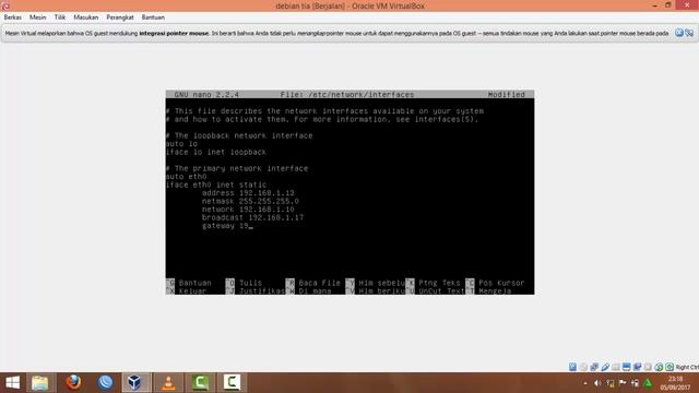 Konfigurasi Ip address debian смотреть онлайн