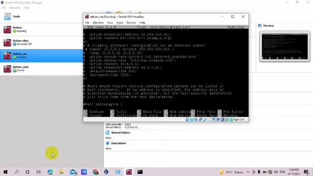 TUTORIAL CARA MENGINSTAL DAN MENGKONFIGURASI DHCP SERVER-LINUX DEBIAN 7 PADA VIRTUALBOX смотреть онлайн