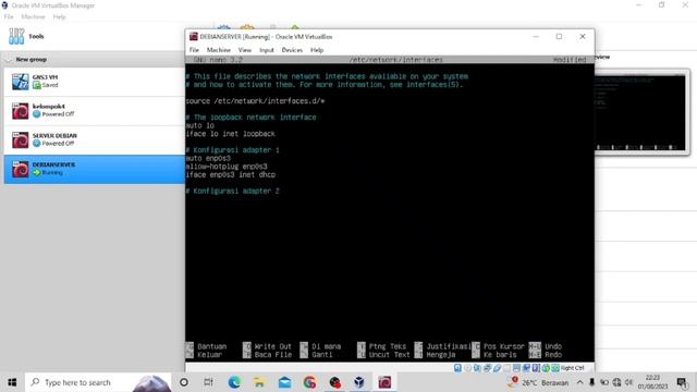 Instalasi Debian 10 di Virtual Box dan konfigurasi IP address & DHCP server смотреть онлайн