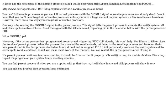 Unix & Linux: Zombie process cannot be removed or killed (2 Solutions!!) смотреть онлайн