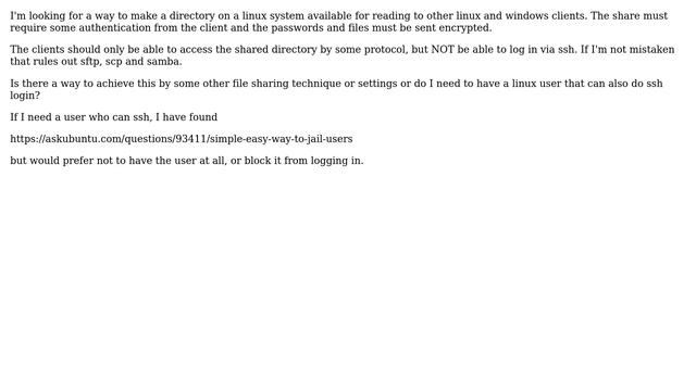 DevOps & SysAdmins: Linux secure file sharing without ssh login access (2 Solutions!!) смотреть онлайн