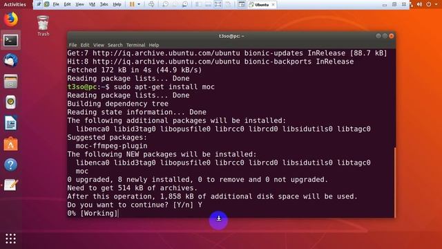 How To Install Moc On Ubuntu