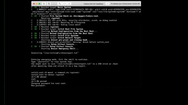 RHEL 8 root Password Reset смотреть онлайн