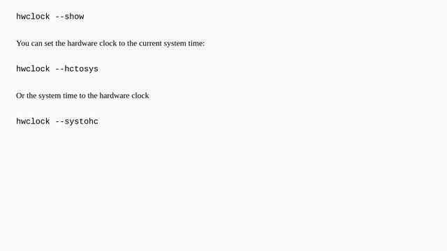 Unix: Linux: set date through command line смотреть онлайн