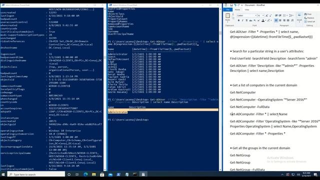 Active Directory Enumeration with PowerView and AD Powershell Module смотреть онлайн