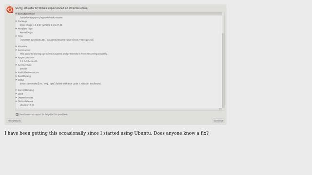 Ubuntu: suspend/resume failure (2 Solutions!!) смотреть онлайн