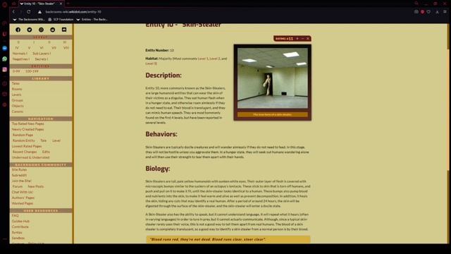 LEVEL 1 - wiki reader (the backrooms part 2) смотреть онлайн