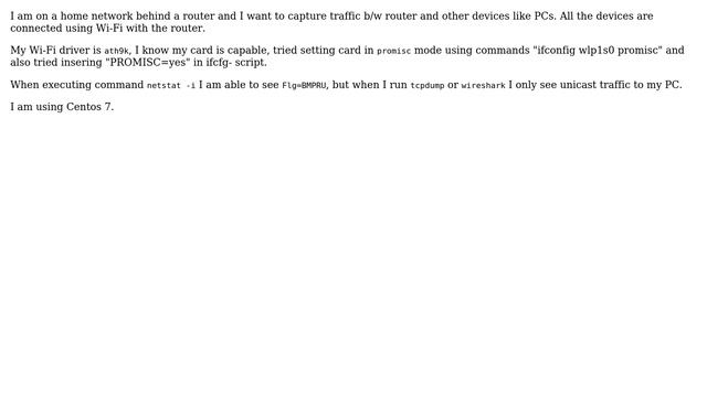 Setting promiscuous mode in WIFI card смотреть онлайн