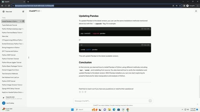 how to install pandas in python смотреть онлайн