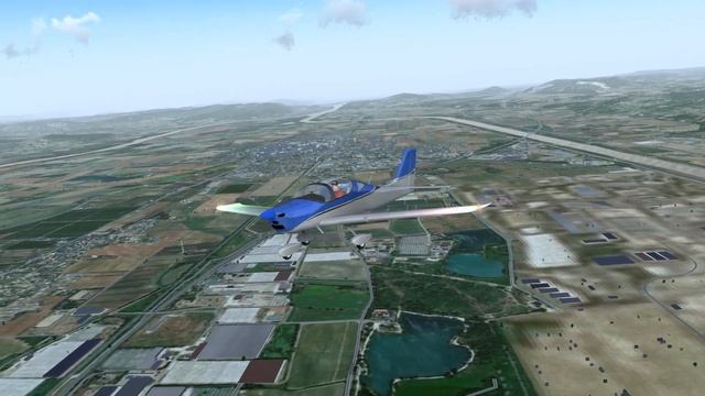 FlightGear 2020.4.0 sur Linux Mageia, Pierrelatte Tecnam P2002 2022 12 18 22 03 44 смотреть онлайн