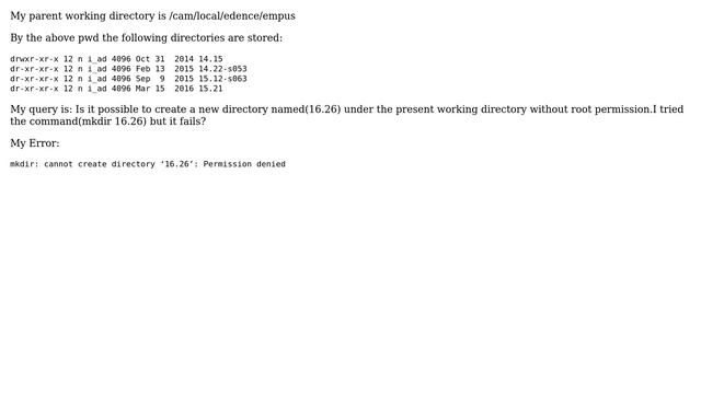 Is it possible to create directory without root permission in linux/unix? (2 Solutions!!) смотреть онлайн