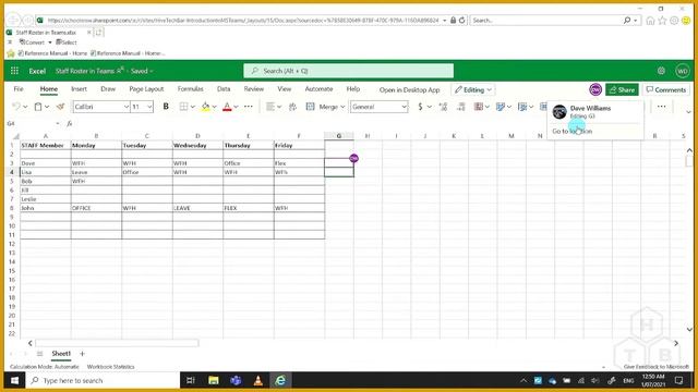 Introduction to MS Teams: Open a Teams file via a browser смотреть онлайн