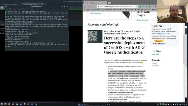 Easily Integrate AD with CentOS7 смотреть онлайн