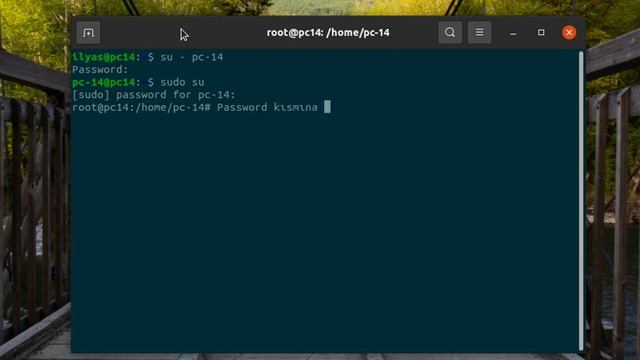 Ubuntu Kilitli Kullanıcıda sudo su Kullanımı смотреть онлайн