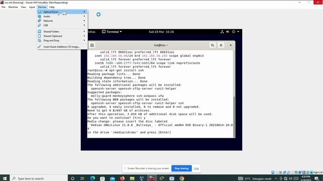 menginstall dan mengonfigurasi SSH pada Debian 11 смотреть онлайн