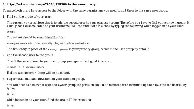 Ubuntu: Share a NTFS folder with another Ubuntu user смотреть онлайн