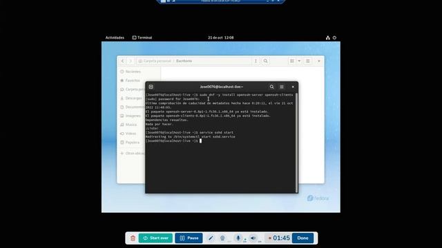 Configurando servicios SSH en Fedora смотреть онлайн