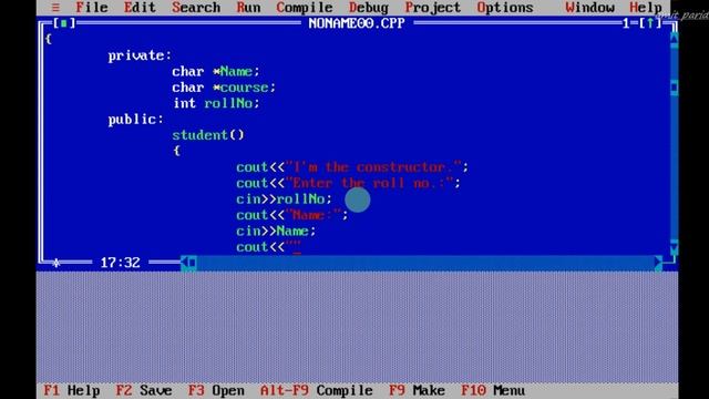 C++-how to create constructor and destructor in a class смотреть онлайн