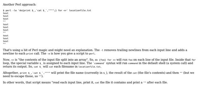 Unix & Linux: Output file location and contents based on list of files (6 Solutions!!) смотреть онлайн