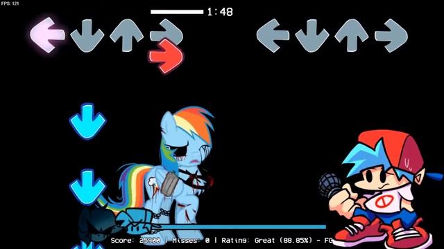 FNF VS RAINBOW.EXE GAME смотреть онлайн