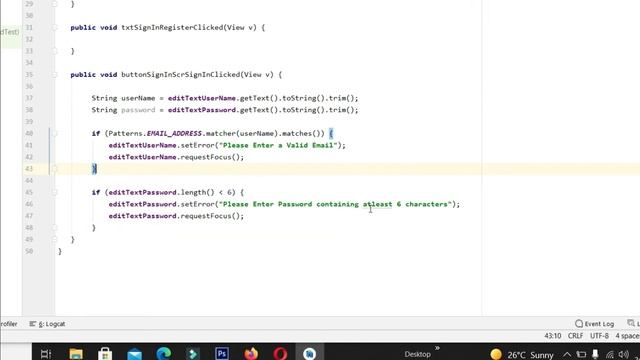 Water Delivery Android App # 6 - Completing Login Screen With Email and Password Firebase Android смотреть онлайн