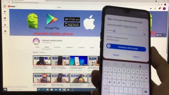 samsung A10S frp unlock android 10 | bypass google account verification A10S android 10 | done 1000 смотреть онлайн