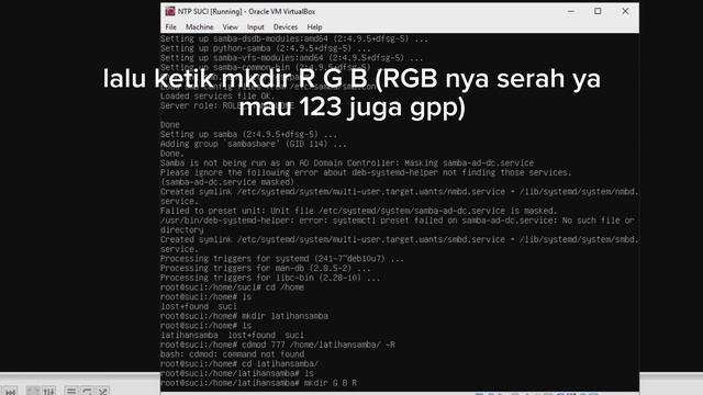 Instalasi samba server di virtual box Linux Debian 10.9 смотреть онлайн