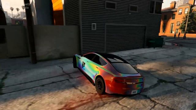 Drifting Tesla gta 5 online смотреть онлайн
