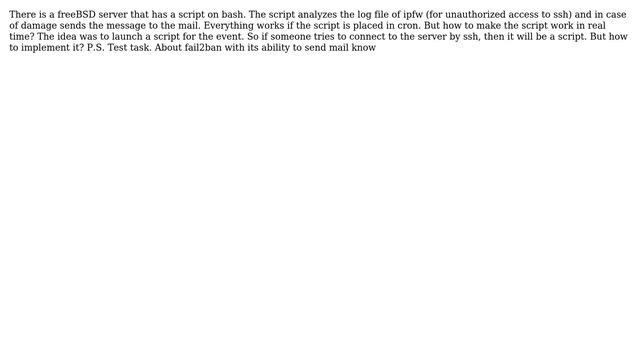 Unix & Linux: How to execute a bash script when someone connects to the ssh server (freebsd)? смотреть онлайн
