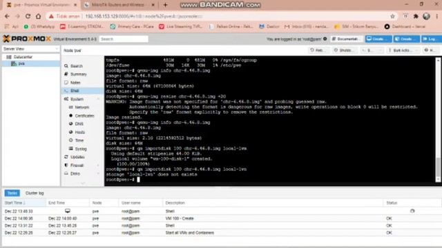 Tutorial Menginstal Mikrotik di Proxmox смотреть онлайн