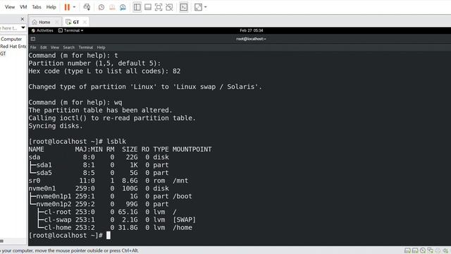 SWAP PARTITION IN LINUX || Full practically Explained swap partition of linux #linux #centos #ubunt смотреть онлайн