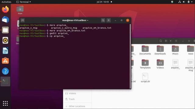 Terminal Linux: Noções Básicas - Aula 2 - Manipulação de arquivos смотреть онлайн