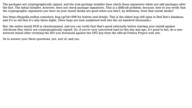 Are packages cryptographically signed in Fedora 14? (2 Solutions!!) смотреть онлайн