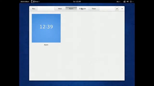 Gnome 3.10 - Uhren (Clocks) - Demo смотреть онлайн