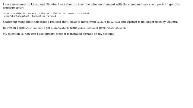 Ubuntu: How to use the upstart command instead of systemctl? смотреть онлайн