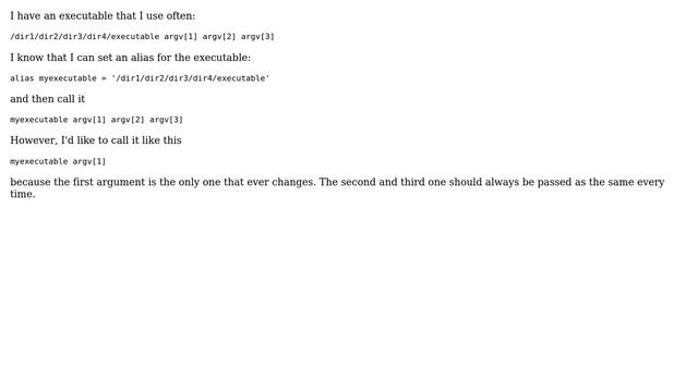 Unix & Linux: How can I create an alias that passes additional arguments? смотреть онлайн