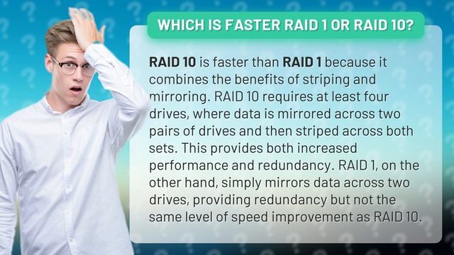 Which is faster RAID 1 or RAID 10? смотреть онлайн