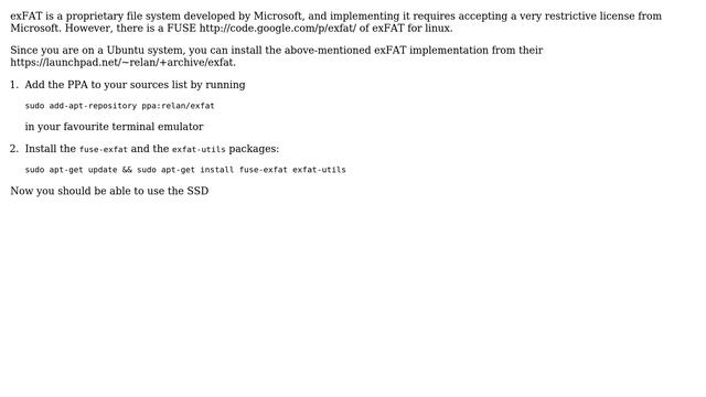 How to open exFAT SSD in Ubuntu 12.04? (3 Solutions!!) смотреть онлайн