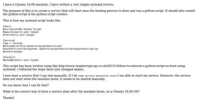 DevOps & SysAdmins: Ubuntu 16 systemd service on boot смотреть онлайн