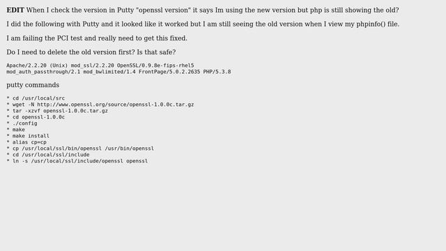 DevOps & SysAdmins: How to Upgrade from OpenSSL 0.9.8e to openssl-1.0.0e? (2 Solutions!!) смотреть онлайн