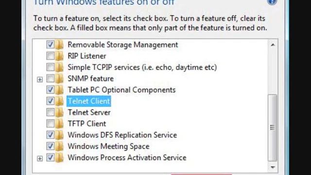get telnet in vista simple!!!! смотреть онлайн