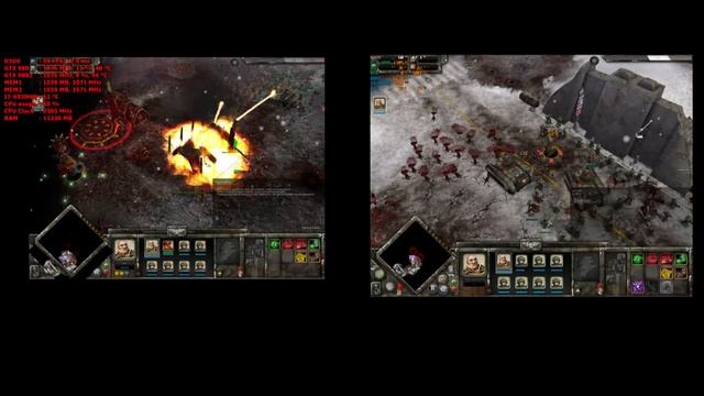 Warhammer 40k Dawn of War Winter Assault 1080p I7-6920HQ 980 SLI Vs I9-9900k RTX 2080 PC смотреть онлайн
