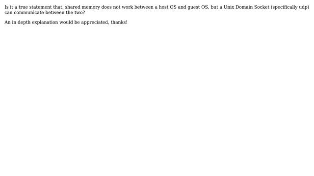 Unix Domain Socket with VM смотреть онлайн