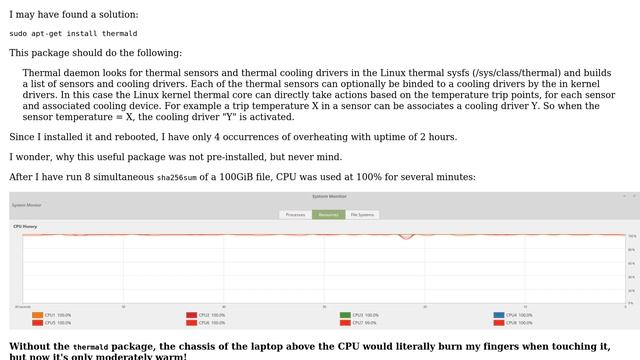 Unix & Linux: CPU overheating on Linux, but not on Windows, while doing the same things смотреть онлайн