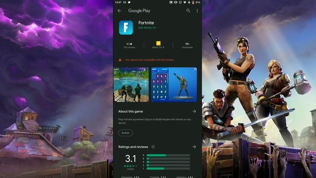 SAIU!! FORTNITE na PLAY STORE | Veja COMO BAIXAR смотреть онлайн
