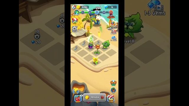 Zombie Defense-Plants War Merge idle games-Android Gameplay Prince AKG Gameplay смотреть онлайн