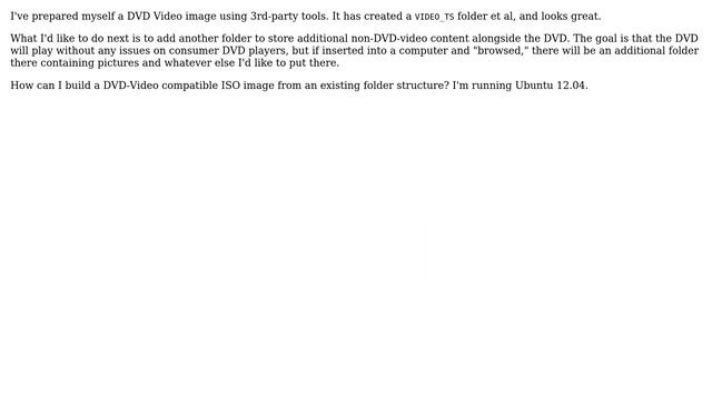 Unix & Linux: Create a DVD Video ISO image from a directory смотреть онлайн
